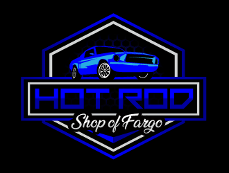 Hot Rod Shop of Fargo logo design by firstmove