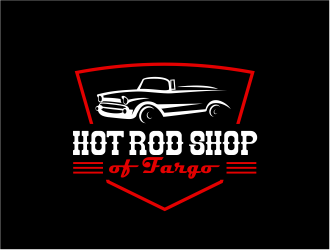 Hot Rod Shop of Fargo logo design by mutafailan
