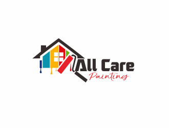 All Care Painting logo design by bosbejo