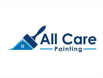All Care Painting logo design by gitzart