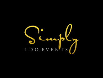 Simply I DO Events logo design by alby