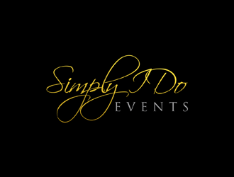 Simply I DO Events logo design by alby