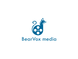 BearVox media logo design by logitec