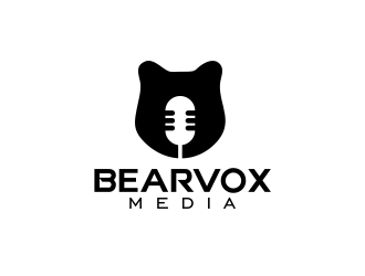 BearVox media logo design by serprimero