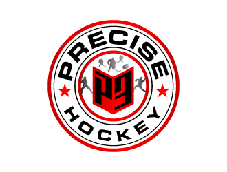 P3 Sports - Precise Hockey logo design by firstmove