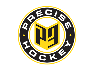 P3 Sports - Precise Hockey logo design by kunejo