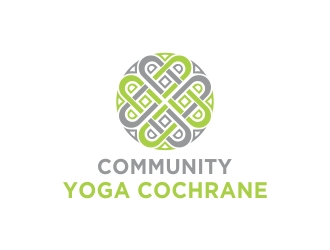 Community Yoga Cochrane  logo design by cikiyunn