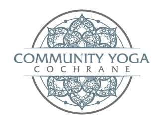 Community Yoga Cochrane  logo design by jaize