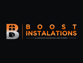 Boost installations  logo design by Mahrein