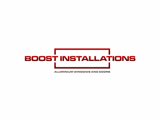 Boost installations  logo design by ammad