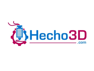 Hecho3D.com logo design by usashi