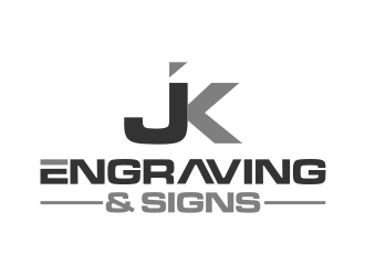 JK Engraving & Signs logo design by Asani Chie