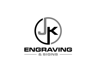 JK Engraving & Signs logo design by dewipadi