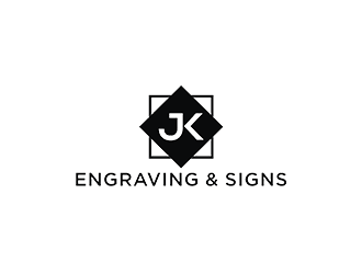 JK Engraving & Signs logo design by checx