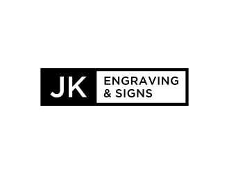 JK Engraving & Signs logo design by salis17