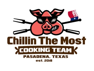 Chillin The Most Cooking Team logo design by LogoInvent