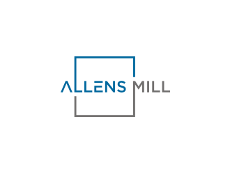 Allens Mill logo design by rief
