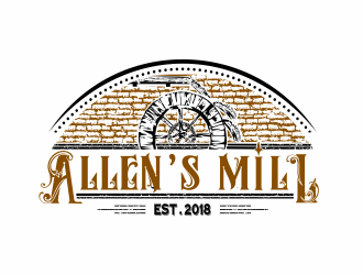 Allens Mill logo design by bosbejo