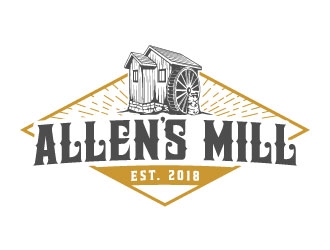 Allens Mill logo design by daywalker