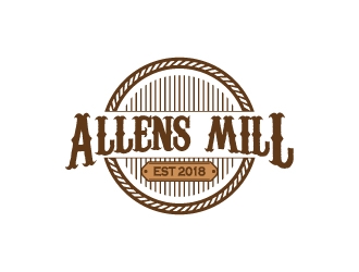 Allens Mill logo design by mHong