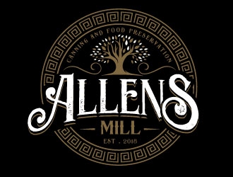 Allens Mill logo design by REDCROW