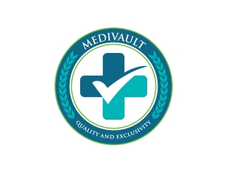 Medivault logo design by MarkindDesign