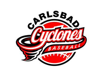 Carlsbad Cyclones Baseball logo design by haze