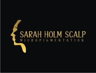 Sarah Holm    Scalp MicroPigmentation logo design by EkoBooM