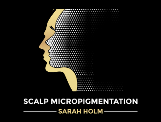Sarah Holm    Scalp MicroPigmentation logo design by aldesign