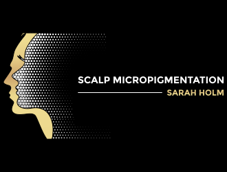 Sarah Holm    Scalp MicroPigmentation logo design by aldesign