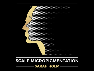 Sarah Holm    Scalp MicroPigmentation logo design by aldesign