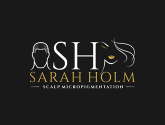 Sarah Holm    Scalp MicroPigmentation logo design by ndaru