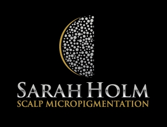 Sarah Holm    Scalp MicroPigmentation logo design by ElonStark