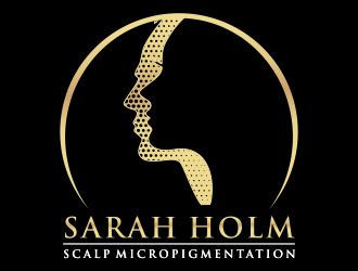 Sarah Holm    Scalp MicroPigmentation logo design by aldesign