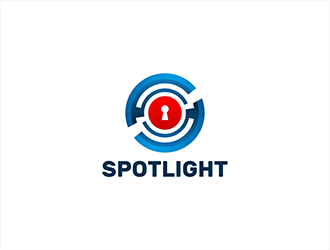 Spotlight logo design by hole