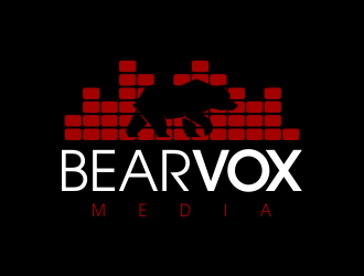 BearVox media logo design by JessicaLopes