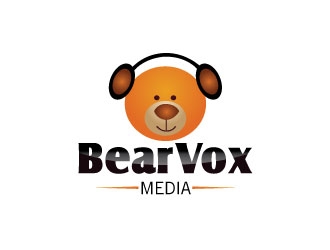 BearVox media logo design by Webphixo