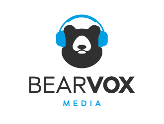 BearVox media logo design by spiritz
