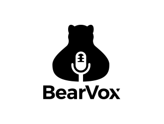 BearVox media logo design by MarkindDesign