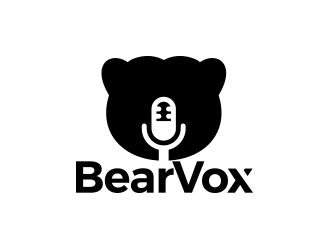 BearVox media logo design by MarkindDesign