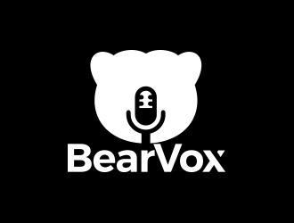 BearVox media logo design by MarkindDesign