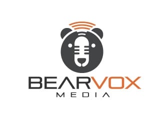 BearVox media logo design by REDCROW
