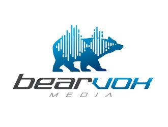 BearVox media logo design by REDCROW