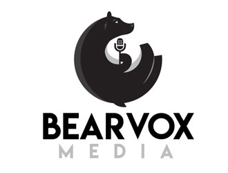 BearVox media logo design by LogoInvent