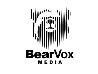 BearVox media logo design by LogoInvent