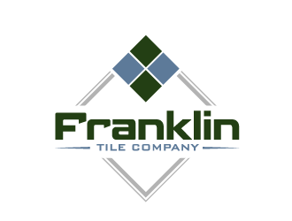 Franklin Tile Company logo design by grea8design