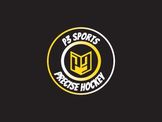 P3 Sports - Precise Hockey logo design by BaneVujkov