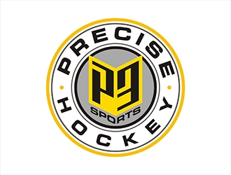 P3 Sports - Precise Hockey logo design by gitzart