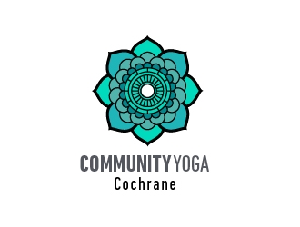 Community Yoga Cochrane  logo design by Loregraphic