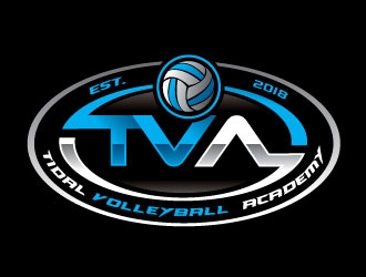 Tidal Volleyball Academy (TVA) logo design by REDCROW